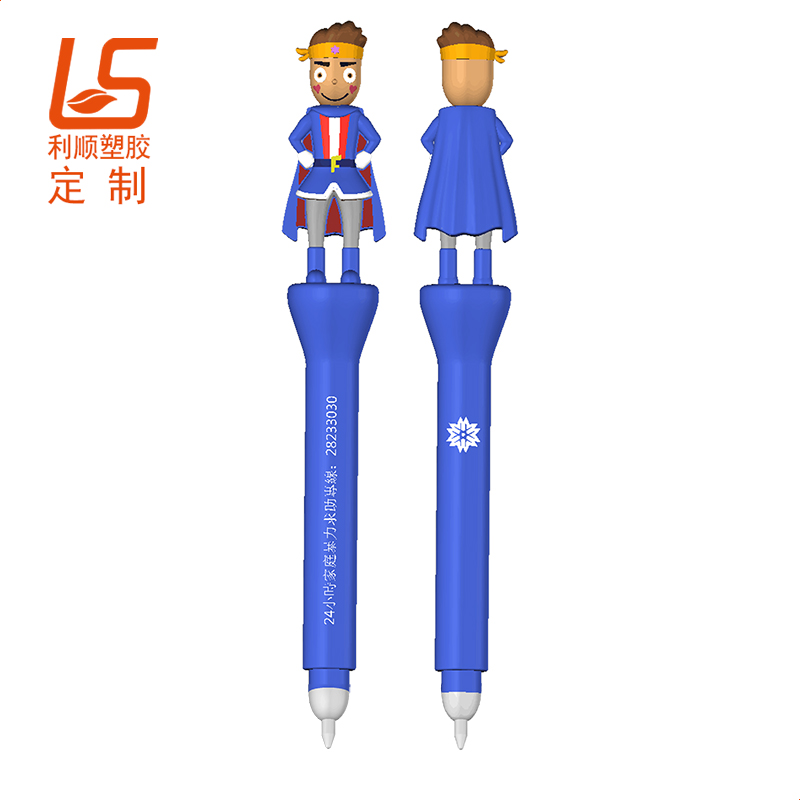 定制硅膠卡通中性筆 立體公仔中性筆