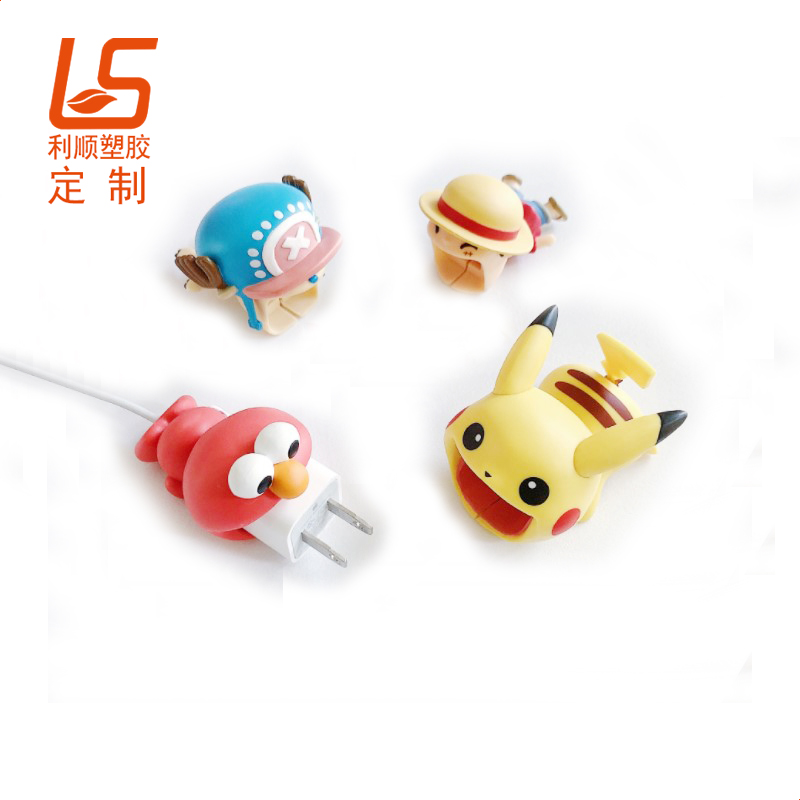 定制充電器咬一口保護(hù)套 卡通充電器外殼軟膠套