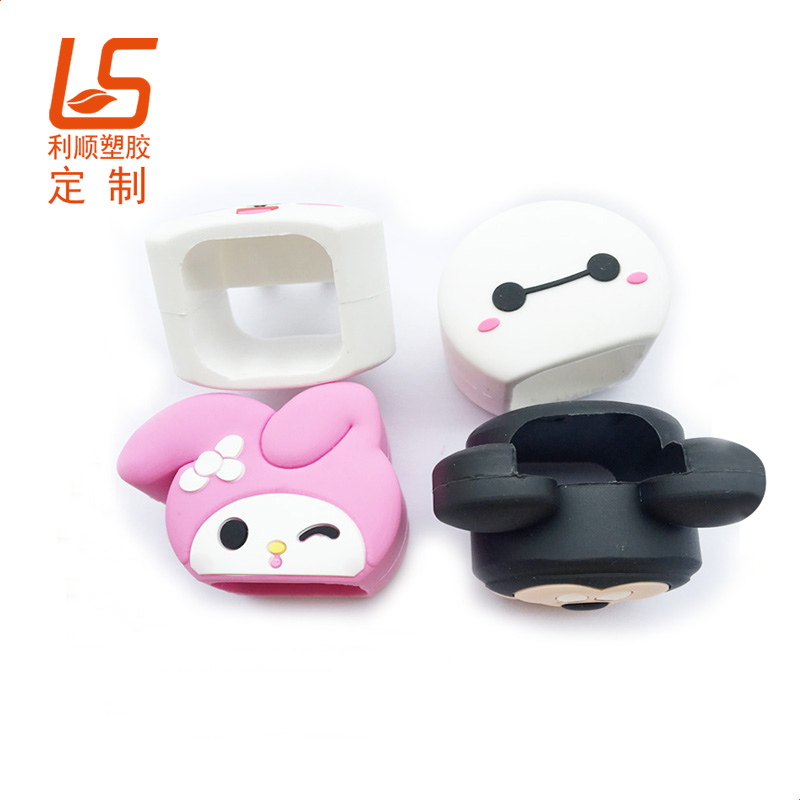 定制充電器公仔套 硅膠公仔充電器套