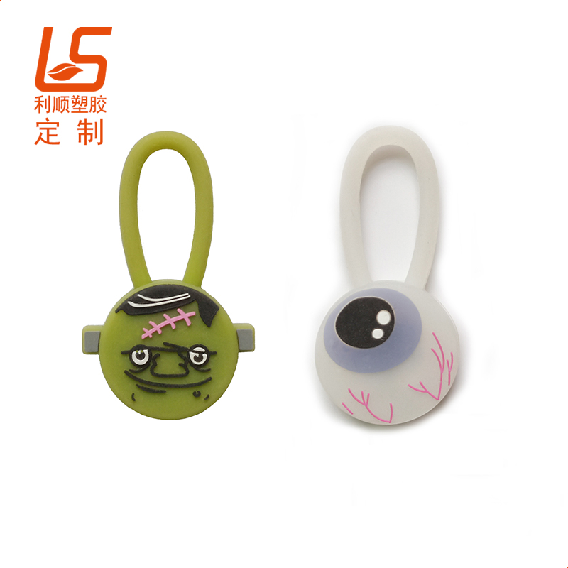 寵物硅膠LED閃燈吊墜寵物LED發光吊墜 (3)