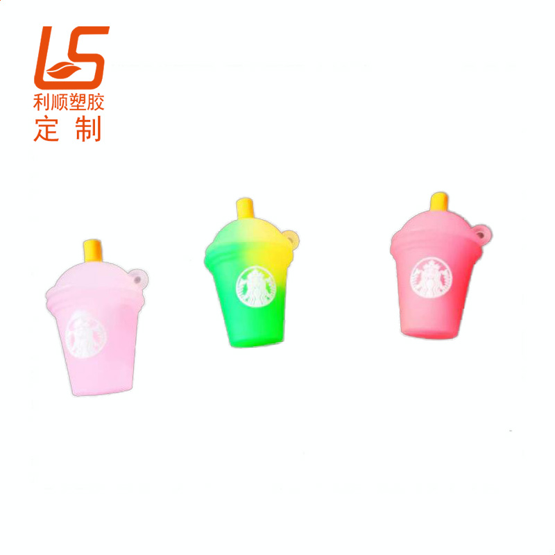 硅膠LED發光鑰匙扣_發光立體公仔LED發光公仔鑰匙扣 (8)